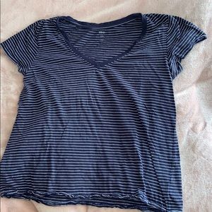 Urban outfitters bdg striped vneck tee shirt